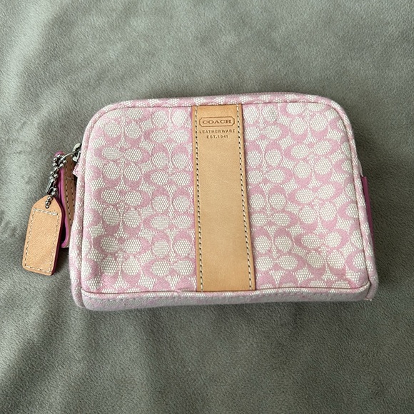 Coach Signature Collection Cosmetic Pouch - Picture 2 of 13